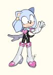  absurd_res anthro blue_body blue_fur blush blush_lines boots clothing cosplay eulipotyphlan fan_character female footwear fur gloves handwear hedgehog hi_res high_heeled_boots high_heels honeydew_(lettuce) lettuce_(artist) mammal rouge_the_bat sega simple_background solo sonic_the_hedgehog_(series) tight_clothing white_background 