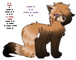  alpha_channel arrow-sign_eyes arrow_sign black_feet dawn_(pegacousin_arg) female fur looking_at_viewer model_sheet morse_code niki_(pegacousin) orange_body orange_fur pegacousin solo 