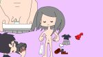  2boys camera clothed_male_nude_male completely_nude kousatsuou_kousaku multiple_boys nude penis yomawari_(series) yomawari_san yuzu_(yomawari) 