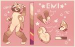  absurd_res anthro canid canine canis collar domestic_dog emi_05 emi_05_owo girly hi_res humanoid male male/male mammal model_sheet shiba_inu solo spitz 