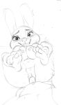  anthro blush bonnie_hopps breasts disney duo female first_person_view genitals humanoid_genitalia humanoid_penis lagomorph leporid male male/female mammal mature_female monochrome penis pussy rabbit sex short_stack slightly_chubby trashtikko vaginal zootopia 