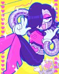  content_rating deltarune gloves heart humanoid_robot kcdoos mechanical_arms mettaton mettaton_ex microphone open_mouth pink_footwear robot surprised undertale white_gloves 