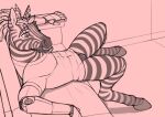  andromorph anthro cybernetic_arm cybernetic_limb cybernetics equid equine hi_res intersex machine mammal rj_zenith solo zebra 