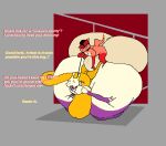  anal charmeleon dessert dialogue doughnut food generation_1_pokemon hi_res hyper legendary_pokemon mewtwo nintendo peachymewtwo pokemon pokemon_(species) 