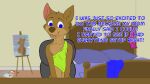  anthro canid canine canis coyote dialogue female hi_res mammal misterpickleman solo talking_to_viewer taylor_knight young 