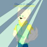  anthro canid canine canis clothed clothing male mammal solo thomas_(storytale) wolf zandriel123 