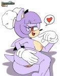  anthro big_breasts blush breasts butt clothing eulipotyphlan fan_character female fur genitals gloves hair hair_buns handwear hedgehog looking_at_viewer mammal nipples nude pepamintop purple_eyes pussy red_eyes sega shyna_the_hedgehog simple_background smile smiling_at_viewer solo sonic_the_hedgehog_(series) teasing thick_thighs 