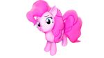  2022 3d_(artwork) blue_eyes digital_media_(artwork) earth_pony equid equine eyelashes female feral friendship_is_magic fur hair hasbro hooves horse looking_at_viewer mammal my_little_pony pink_body pink_fur pink_hair pink_tail pinkie_pie_(mlp) pony ser_dad smile solo tail 