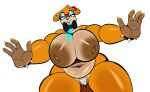  absurd_res anthro big_breasts breasts crossgender female five_nights_at_freddy&#039;s five_nights_at_freddy&#039;s:_security_breach glamrock_freddy_(fnaf) hi_res huge_breasts isolatedartest overweight scottgames solo steel_wool_studios 