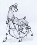  alan_(swiftsketch) belly big_belly cape clothing deer duo equid equine eyewear feral feral_pred glasses horn horse internal male male_pred male_prey mammal pony pony_prey same_size_vore swift_sketch_(character) thatgryphonguy tongue tongue_out traditional_media_(artwork) vore willing_prey 