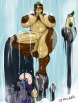  abeybubble absurd_res alcohol bear beer beverage blizzard_entertainment death_knight_(warcraft) duo female hi_res humor mammal meditation monk pandaren purple_body showering_together tan_body warcraft waterfall waterfall_shower 