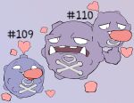  ambiguous_gender digital_media_(artwork) generation_1_pokemon hashtag hi_res id_number koffing male nintendo open_mouth oral pokemon pokemon_(species) secretsableye simple_background smile teeth text tongue weezing 