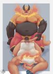  &lt;3 all_fours belly big_belly chubby_anthro chubby_male duo emboar generation_4_pokemon generation_5_pokemon genitals hi_res holding_tail infernape looking_pleasured male male/male male_penetrated male_penetrating male_penetrating_male nintendo ordinarysstar penetration penis pokemon pokemon_(species) sex slightly_chubby tail xray_view 