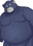  2023 absurd_res anthro belly big_belly domestic_cat felid feline felis hi_res kemono male mammal moobs navel overweight overweight_male simple_background solo trail_arnak white_background 