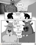  bovid bovine cattle chest_(disambiguation) comic hi_res male male/male mammal misterstallion nipples shirtless 