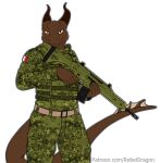  alpha_channel ambiguous_gender anthro army assault_rifle bulletproof_vest camo claws clothing combat_gear digital_camo digital_camouflage dragon female flag gun hi_res horn lur marine mexican_flag mexico military military_uniform ranged_weapon rebeldragon101 rifle soldier tail text uniform url warrior weapon 