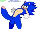  anthro balls big_penis dialogue genitals habbodude hi_res huge_penis hyper hyper_genitalia hyper_penis looking_at_viewer male penis sega solo sonic_the_hedgehog sonic_the_hedgehog_(series) vein veiny_penis 