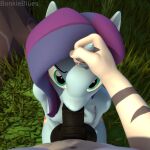  1:1 3d_(artwork) akosha anthro big_penis blue_body blue_fur blue_hair blue_horn bonkieblues breasts careful_cuddles digital_media_(artwork) duo equid equine face_fucking fellatio female friendship_is_magic fur genitals green_eyes hair hasbro hi_res horn horse irrumatio male male/female mammal my_little_pony nude nude_outside oral outside penile penis pony purple_hair rough_sex sex small_breasts source_filmmaker unicorn zebra 