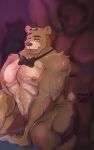  2023 abs anal animatronic anthro anus artist_name barazoku bear bedroom_eyes biceps big_butt big_muscles black_nose body_hair bow_tie brown_bear brown_body brown_fur brown_hair butt clothed clothing countershade_torso countershading digital_media_(artwork) dominant dominant_male duo english_text eyebrows eyeshadow fingers five_nights_at_freddy&#039;s freddy_(fnaf) fur genitals grinding hair hand_behind_head happy_trail hat headgear headwear hi_res huge_muscles human human_on_anthro imminent_sex inside interspecies kneeling koko2unite lapdance larger_male leaning looking_at_viewer machine makeup male male/male male_on_anthro mammal multicolored_body multicolored_fur musclegut muscular muscular_anthro muscular_male narrowed_eyes navel nipples nude obliques on_lap open_mouth open_smile oral overweight overweight_male pecs penis penis_on_face pink_nipples pourwatter pubes purple_background rimming robot scottgames scut_tail seductive sex short_tail signature simple_background sitting sitting_on_another sitting_on_lap size_difference slightly_chubby smile solo_focus standing submissive submissive_male syalanko tail tan_body tan_fur teal_eyes teeth text top_hat topless topless_anthro topless_male tuft two_tone_body two_tone_fur ursine 