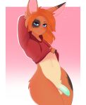  anthro blue_eyes bodily_fluids bottomless clothed clothing fiamourr fur genital_fluids genitals girly hair hi_res hoodie hoodie_only humanoid_genitalia humanoid_penis lagomorph leporid looking_at_viewer male mammal orange_body orange_fur orange_hair partially_clothed penis precum rabbit smile smiling_at_viewer solo standing topwear topwear_only yellow_body yellow_fur 