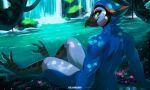  3_toes 5:3 artresult avian blue_body blue_fur feet fur furry invalid_tag kiliankuro toes 