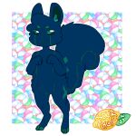  anthro blue_body blue_fur bovid caprine felid fluffy fluffy_hair fluffy_tail fur goat green_eyes hair hooves hybrid lion male mammal markings pantherine paws porcelain_berry rodent sciurid solo sourmagic tail tree_squirrel 