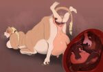  anthro anus areola ass_up belly big_teats big_udders blush bovid bovid_taur bovine bovine_taur breast_squish breasts cattle cattle_taur duo female female/female hi_res hooves looking_pleasured mammal mammal_taur nipples penetration pig_(artist) pregnant squish stretched_pussy taur teats transformation udder_grab udders unbirthing vaginal vaginal_penetration vore 