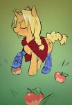  apple dokudrinker edward_elric equid equine feral food fruit full_metal_alchemist hasbro hi_res horn male mammal my_little_pony plant solo unicorn 