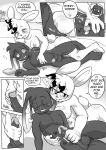  &lt;3 age_difference anthro balls beach becoming_erect breasts breath comic daigaijin dialogue duo english_text eyes_closed female furryfight_chronicles genitals greyscale handjob hi_res lagomorph leporid male male/female mammal monochrome muko nipples nude older_female palm_tree panting penile plant rabbit scut_tail seaside sex short_tail tail text tree younger_male yury_(character) 
