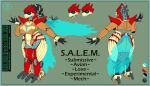  absurd_res anthro avian beak biped bird char_refsheet claws european_mythology feathers female fleety_(artist) greek_mythology hi_res machine model_sheet mythological_avian mythological_firebird mythology phoenix robot robotic salem_(character) salem_(ruby_greymane) science_fiction sfw 