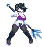  animal_humanoid anthro bear big_breasts bikini bra breasts clothed clothing digital_media_(artwork) female freedom_planet freedom_planet_2 fur galaxytrail giant_panda guydude01 hair hi_res holding_object holding_weapon humanoid ice legwear mammal mammal_humanoid melee_weapon multicolored_body multicolored_fur neera_li polearm purple_eyes solo spear stockings swimwear tongue underwear ursid_humanoid weapon white_body 