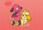  animal_crossing anthro big_butt big_penis bodily_fluids breasts butt canid canine canis cherry_(animal_crossing) clothed clothing comic cowgirl_position cum cum_in_ass cum_inside dialogue domestic_dog duo female from_front_position genital_fluids genitals gynomorph hi_res huge_penis hypnosis hypnotic_eyes intersex intersex/female isabelle_(animal_crossing) lilbunpinky mammal mind_control nintendo on_bottom on_top open_clothing open_shirt open_topwear penis sex shirt speech_bubble topwear 