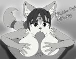  anthro black_and_white breast_grab breast_play breasts canid canine duo fellatio female first_person_view fox foxkai hand_on_breast hi_res inktober inktober_2023 kinktober kinktober_2023 krystal looking_at_viewer male male/female mammal monochrome nintendo oral penile sex star_fox titfuck 