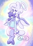  angel anthro bovid caprine cherub clean_diaper clothed clothing collin_(helluva_boss) diaper digital_media_(artwork) embarrassed feathered_wings feathers fur hair helluva_boss hi_res male mammal plinkiepoi sheep simple_background smile solo text wearing_diaper wings 