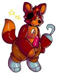  animal_genitalia anthro balloon canine_genitalia five_nights_at_freddy&#039;s foxy_(fnaf) genitals inflatable inflation male male/male pool_toy rubbery scottgames skyl4378 solo squeaking 