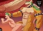  abdominal_bulge abs anal anal_penetration anthro anthro_dominating_human anthro_penetrating anthro_penetrating_human anus balls big_balls big_dom_small_sub big_penis bowser bracelet brown_hair butt collar cresxart dominant dominant_anthro dominant_male duo english_text erection facial_hair genitals green_body hair hi_res holding_head holding_partner horn human human_on_anthro human_penetrated humanoid_genitalia humanoid_penis internal interspecies jewelry koopa larger_anthro larger_male looking_at_viewer looking_pleasured luigi male male/male male_penetrated male_penetrating male_penetrating_male mammal mario_bros multicolored_body muscular muscular_anthro muscular_male mustache nails nintendo nipples nude open_mouth pecs penetration penile penile_penetration penis penis_in_ass red_hair scalie sex sharp_nails sharp_teeth shell shirtless size_difference smaller_human smaller_male smaller_penetrated spiked_bracelet spiked_collar spiked_shell spikes spikes_(anatomy) submissive submissive_human submissive_male teeth text tongue tongue_out yellow_body 