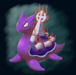  ambiguous_gender energy fusion generation_1_pokemon ghost haunter hauntras hi_res lapras nintendo pokemon pokemon_(species) pokemon_fusion sen_grisane_(artist) solo spirit tomb 