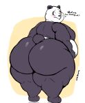  anthro big_butt butt cartoon_network domoatdark hi_res male male/male mammal overweight overweight_male panda_(wbb) solo we_bare_bears 