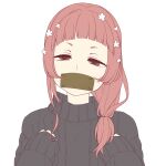  1girl avatar_generator gag improvised_gag mouth_gag non-web_source picrew solo tape tape_gag 