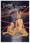  absurd_res anthro canid canine diane_foxington dreamworks female fox furry genitals hi_res mammal nacked nude pricklyx solo the_bad_guys 
