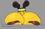  antennae_(anatomy) anthro areola arthropod bee bie_(beefuccer) big_breasts blonde_hair breasts brown_hair female fur furniture hair huge_breasts hymenopteran hyper hyper_breasts insect multicolored_hair nipples nude sleeping solo striped_hair table yellow_body zantanerz_(artist) 