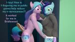  3d_(artwork) anthro anthrofied breasts clothed clothed/nude clothing dialogue digital_media_(artwork) equid equine female female/female fingering fingering_partner hasbro hi_res horn izzy_moonbow_(mlp) mammal misty_(g5) mlp_g5 my_little_pony nude papadragon69 sex unicorn vaginal vaginal_fingering 