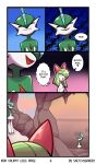  absurd_res cave comic dialogue duo female gallade generation_3_pokemon generation_4_pokemon hi_res humanoid kirlia looking_away male nintendo noble_(sketchygarden) pokemon pokemon_(species) scared serenity_(sketchygarden) sketchygarden sky smile text walking_away 