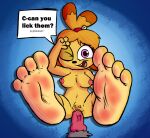  4_toes animal_crossing animal_genitalia animal_penis anthro areola baggy_(artist) barefoot blush breasts canid canine canine_genitalia canine_penis canis countershade_feet countershading digital_media_(artwork) domestic_dog duo feet female female_penetrated foot_fetish foot_focus foot_play fur genitals hair hi_res humanoid_feet isabelle_(animal_crossing) looking_at_viewer male male/female male_penetrating male_penetrating_female mammal nintendo nipples nude open_mouth penetration penile penile_penetration penis plantigrade pussy sex simple_background smile soles text toes vaginal vaginal_penetration yellow_body yellow_fur 