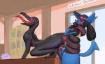  absurd_res animal_genitalia animal_penis anthro asphyxiation being_watched blue_body blue_fur bodily_fluids canine_genitalia canine_penis choking cum cum_drip cum_in_pussy cum_inside ditto_(pokemon) dominant dominant_female dripping duckerzzart duo_focus ejaculation female female_penetrated fur generation_1_pokemon generation_4_pokemon generation_7_pokemon genital_fluids genitals glowing glowing_eyes group hi_res hypnosis hypnotic_eyes impregnation lizard long_tail long_tongue looking_at_another lucario male male/female male_penetrating male_penetrating_female mind_control nintendo nude open_mouth open_smile penetration penile penile_penetration penis penis_in_pussy pokemon pokemon_(species) pussy questionable_consent reptile salazzle scalie sex smile submissive submissive_male tail tail_coil tongue tongue_out trio vaginal vaginal_penetration 