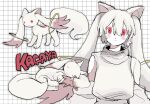  alternate_species ambiguous_gender animal_humanoid clothed clothing dayohiko female feral hi_res human humanized humanoid incubator_(puella_magi) kyubey mahou_shoujo_madoka_magica mammal puella_magi solo 