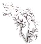  blush cloak fluff hug hug_from_behind kuma_(bloodycolor) long_hair ruby_rose rwby shared_blanket weiss_schnee yuri 