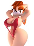  anthro argos90 female hi_res lagomorph leporid mammal rabbit sega solo sonic_the_hedgehog_(series) thick_thighs vanilla_the_rabbit 