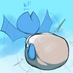  adorabat bat blue_body blue_fur cartoon_network clothed clothing cloud cloudscape colored diaper diaper_fetish diaper_only diaper_use feces flying fur hi_res mammal mao_mao:_heroes_of_pure_heart messing_diaper messy_diaper pooping public_diaper_use raised_leg simple_background sinningsneasel sky soiled_diaper soiling soiling_diaper solo squiggly_lines text topless wings 