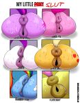  anus applejack_(mlp) big_butt blue_body bodily_fluids butt cutie_mark english_text equid equine female feral fluttershy_(mlp) friendship_is_magic genitals group hasbro hi_res horse huge_butt mammal my_little_pony orange_body pink_body pinkie_pie_(mlp) pony purple_body pussy rainbow_dash_(mlp) rarity_(mlp) sweat tail text thedeathcrow05 twilight_sparkle_(mlp) white_body yellow_body 